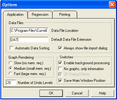 Preferences Dialog